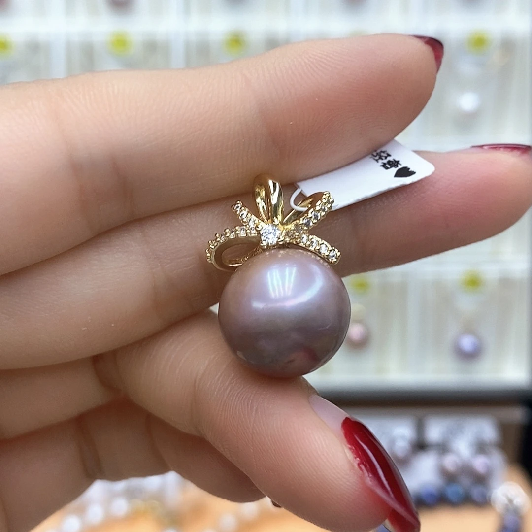 颈饰合金淡水珍珠
