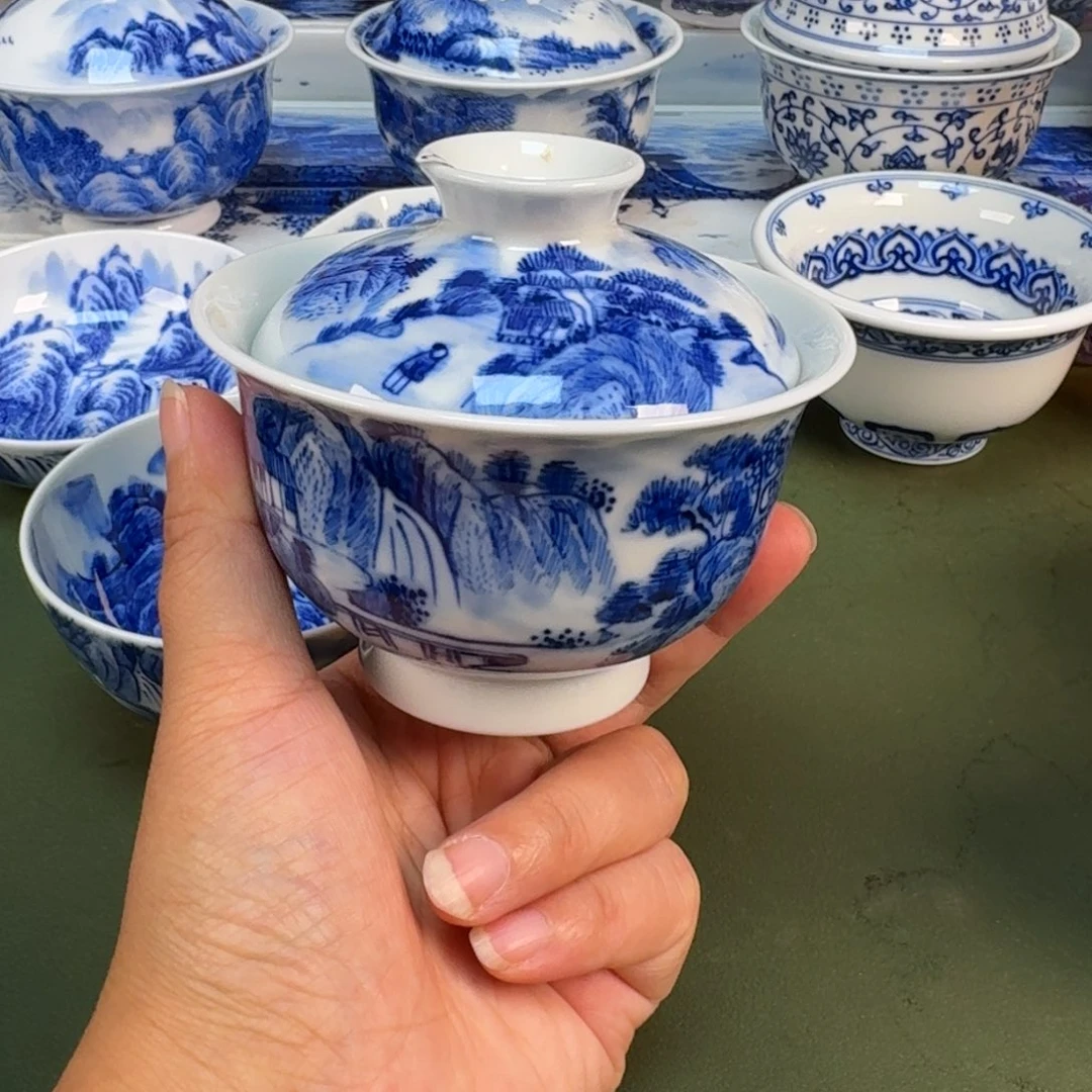 景德镇纯手绘茶具圆圆287