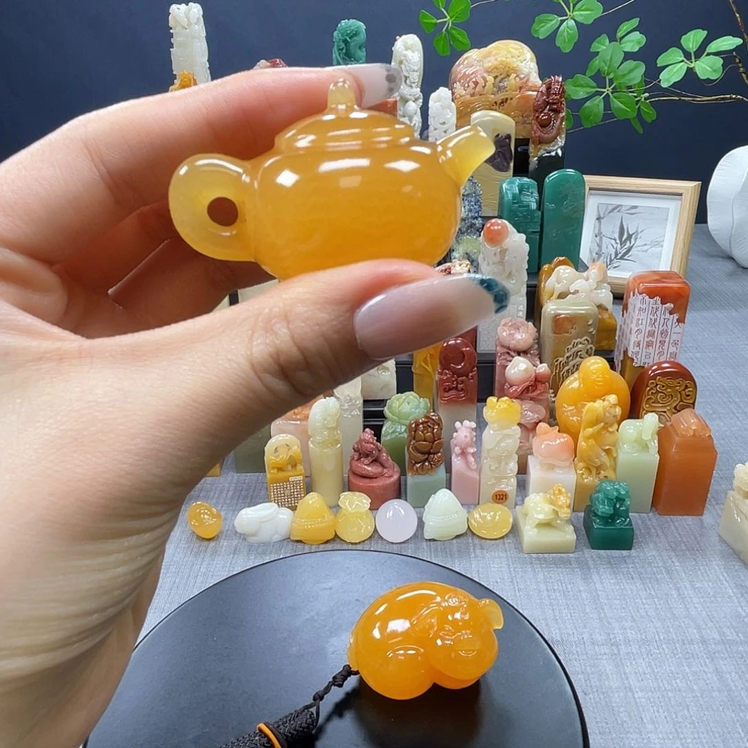 昌化石印石包邮包刻1645