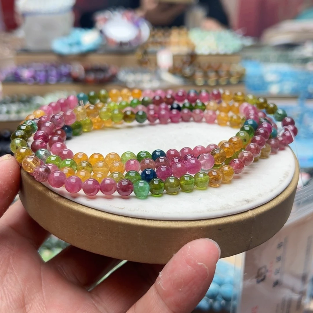 未镶嵌手链碧玺碧玺多圈