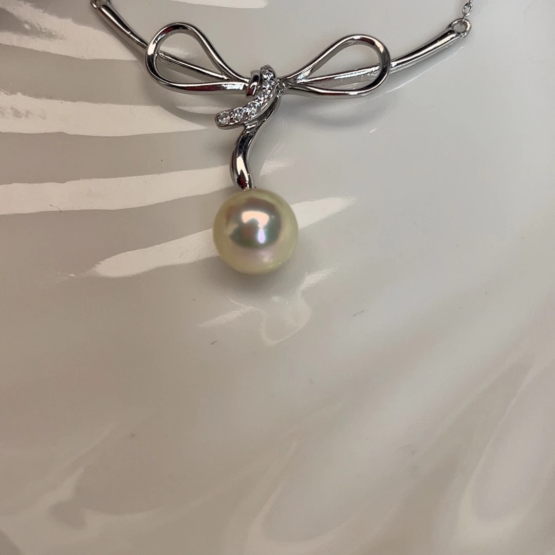 颈饰海水珍珠银S925镶嵌