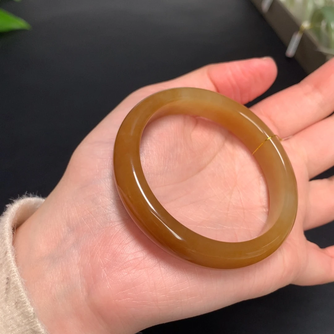 和田玉手镯未镶嵌53