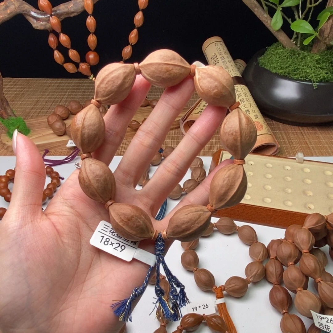 手串/手链橄榄核1829三花鲨鱼背