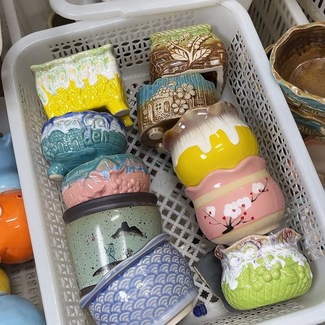 陶瓷花盆特价上新口8-12厘米