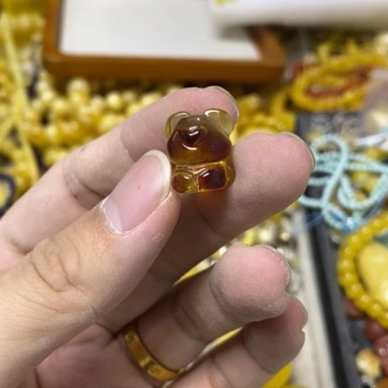 裸石蜜蜡未镶嵌吊坠