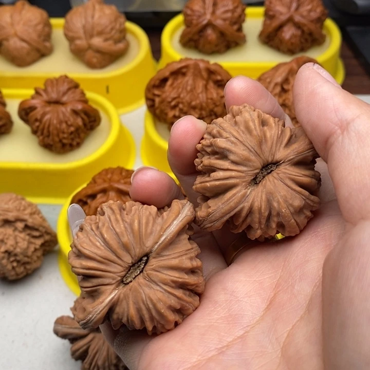 吊坠文玩核桃四座楼45