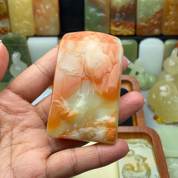 一***人石材家居饰品生肖守护一套