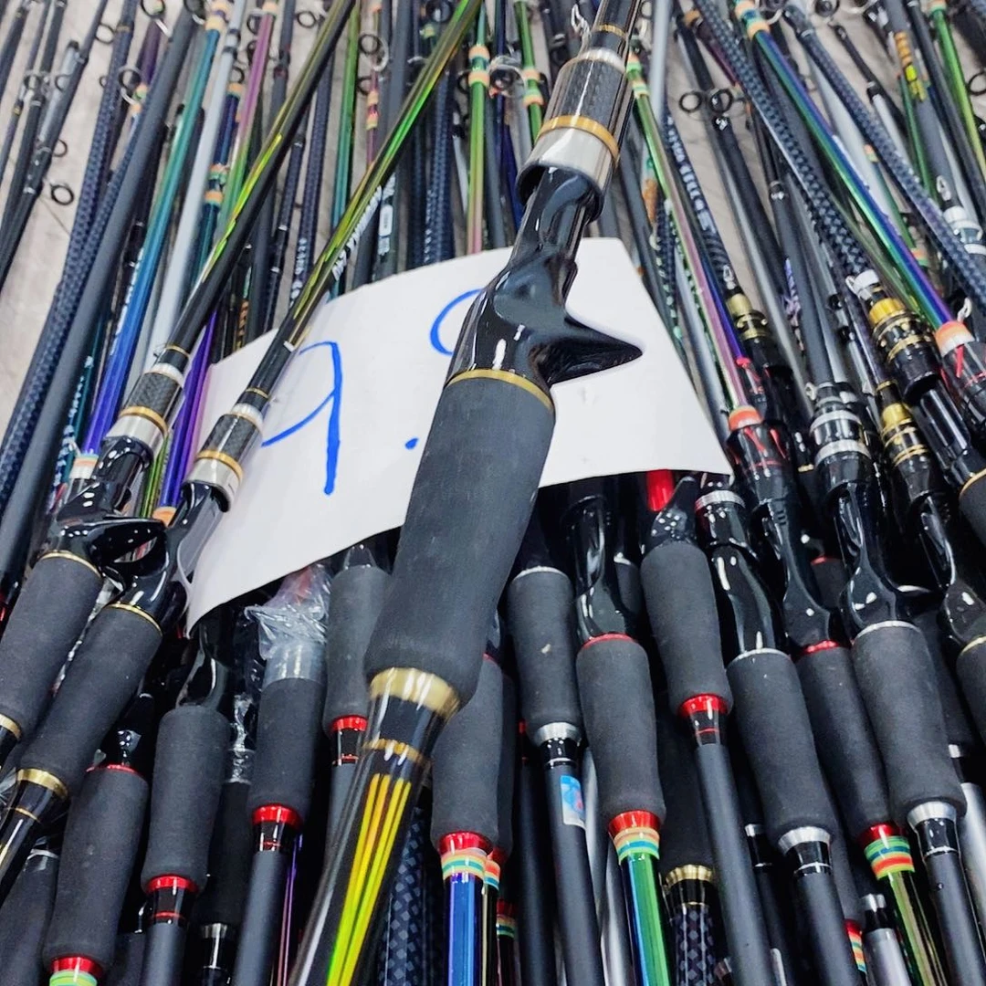 黑金色枪柄路亚竿1.8米02号