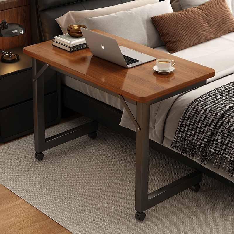 简约风艺术电脑桌可移动桌子笔记本可折叠简约