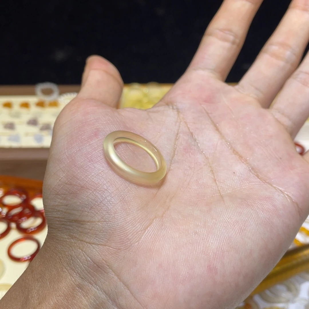 玛瑙/玉髓未镶嵌戒指206号港20