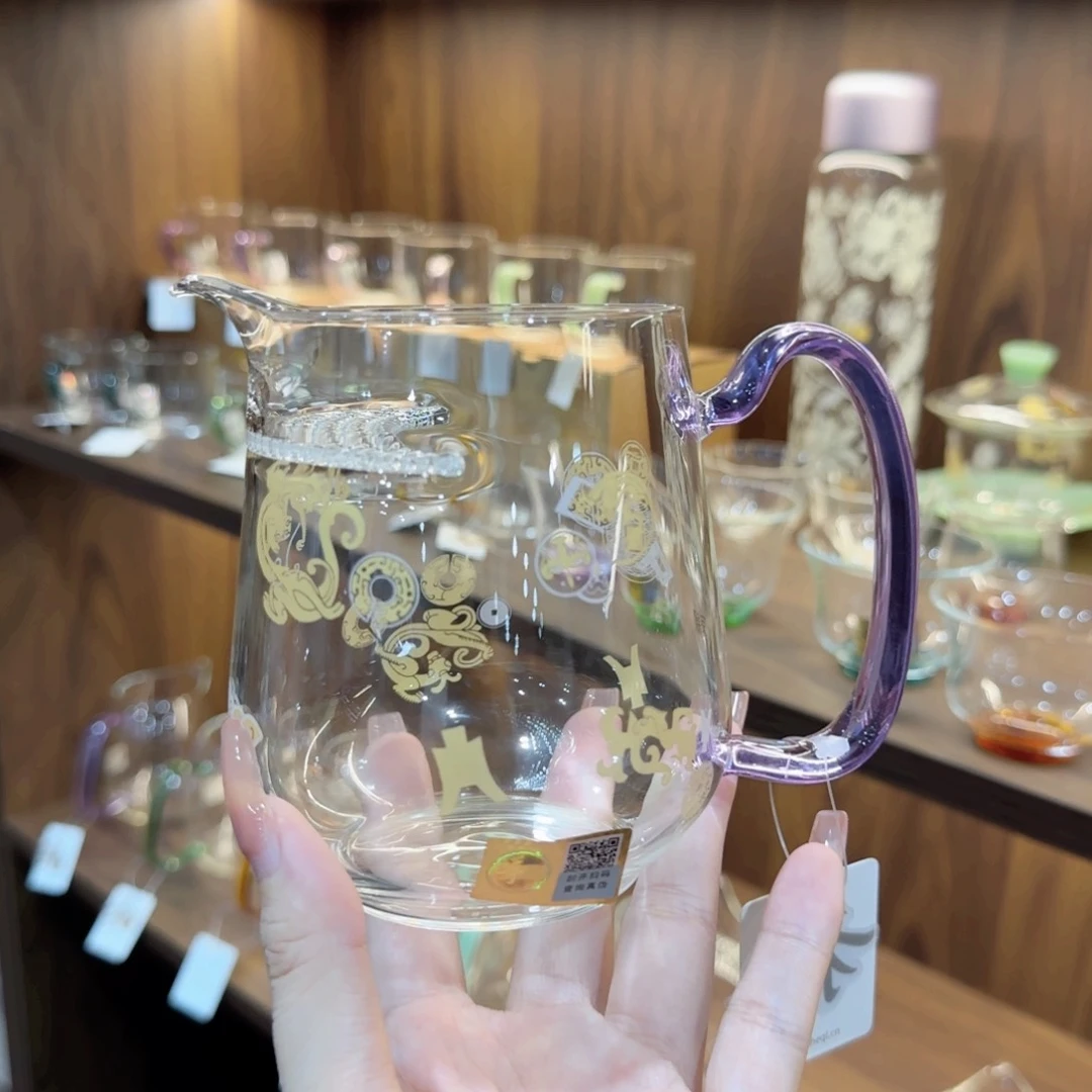 禾器瑞币纹丰然浅紫色