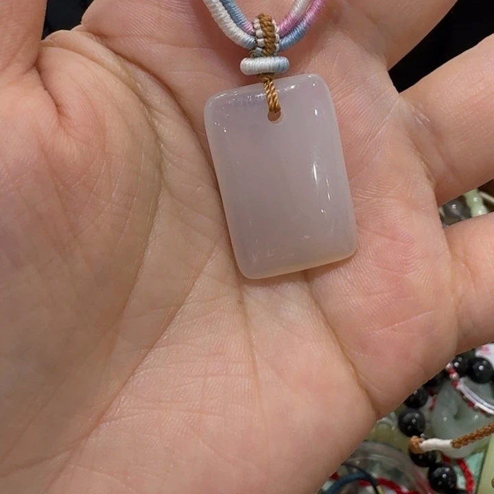 玛瑙/玉髓未镶嵌吊坠(不含链)宝润莱玛瑙无事牌1
