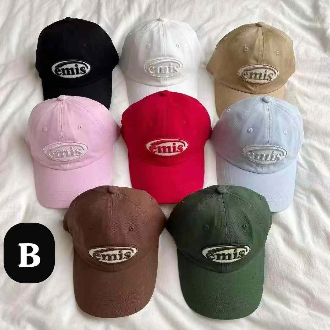 杨11【emis】韩国棒球帽男女同款百搭鸭舌帽经典可乐标帽型正