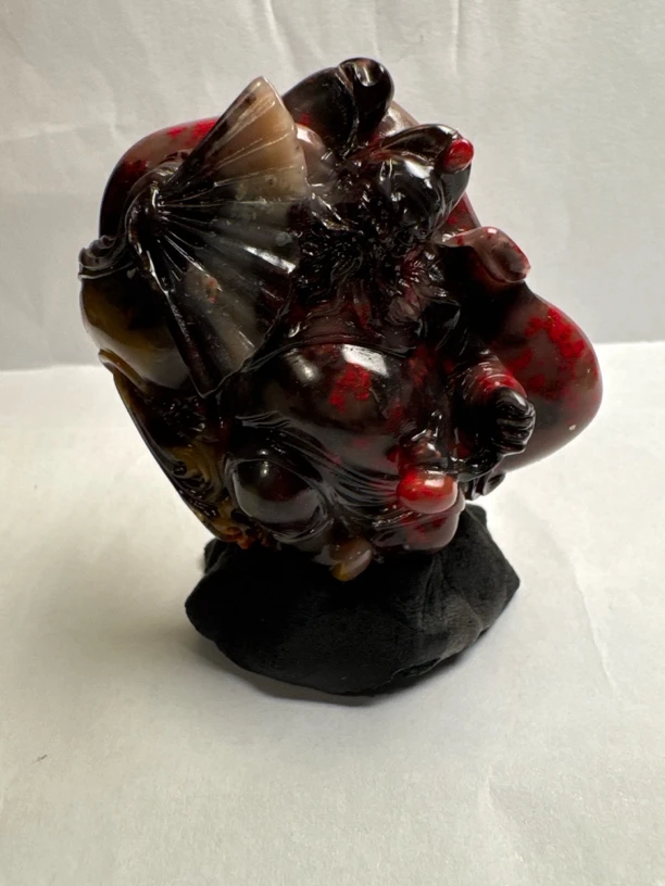 昌化刘关张鸡血手玩、钟馗