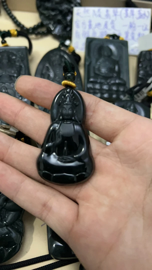 天然翡翠a货墨翠