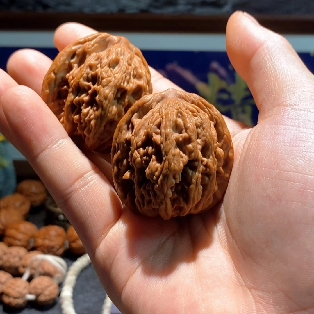 小***骨吊坠文玩核桃虎头