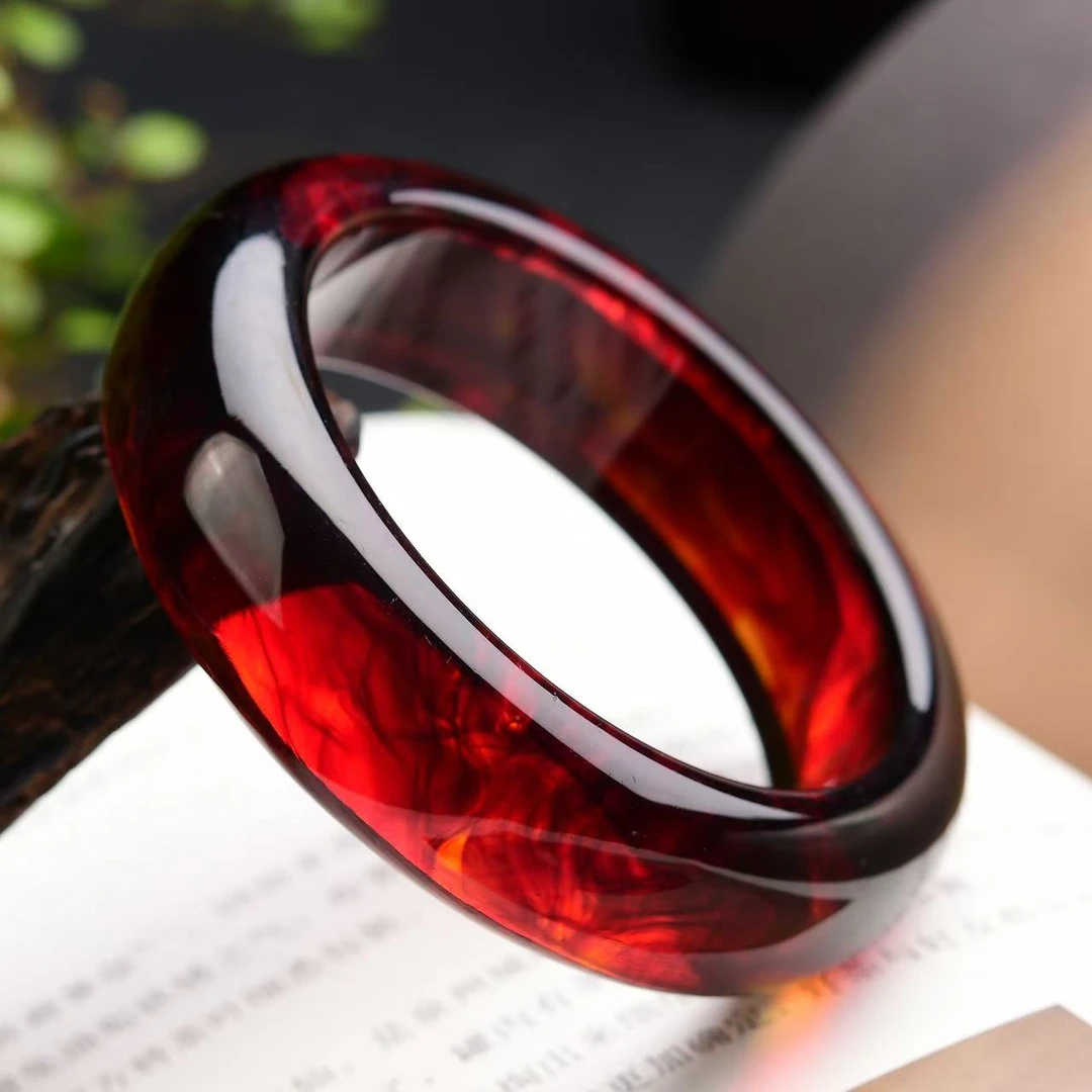 【质检发货】满血满药紫杉醇血药珀时尚饰品手镯