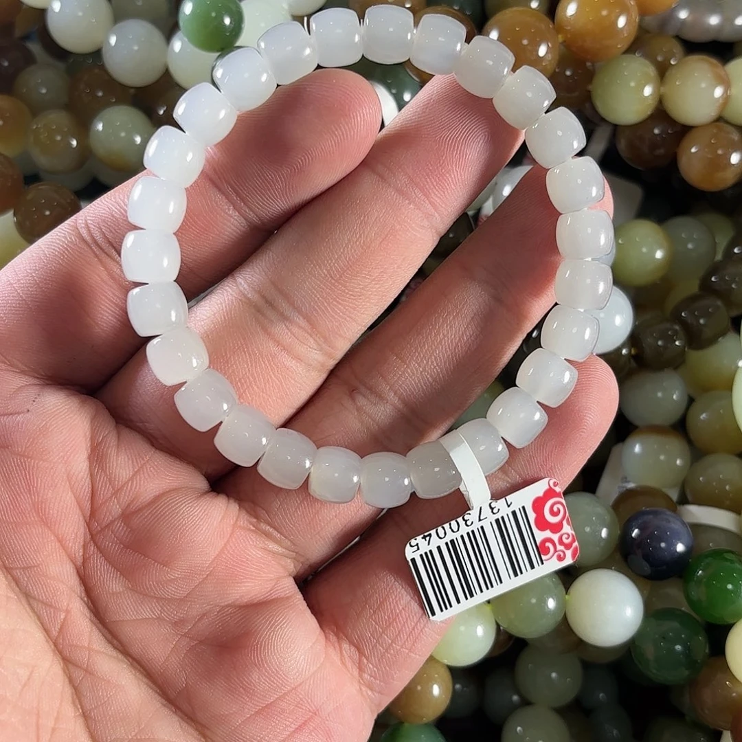 和田玉手链未镶嵌W95