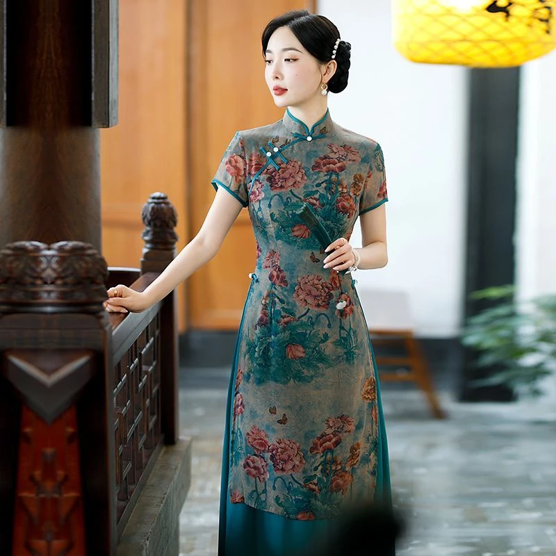 新中式旗袍非主图款（需直播间看款式请勿自行拍下）