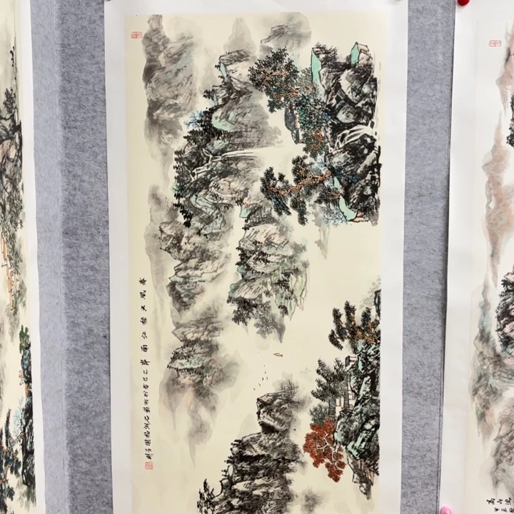 国画花鸟的翅膀四尺