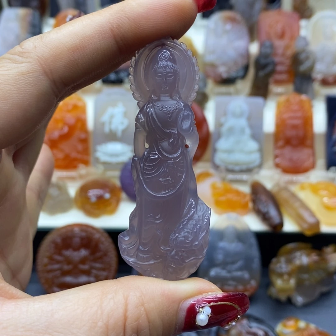 未镶嵌吊坠(赠链)玛瑙/玉髓红**典吊坠