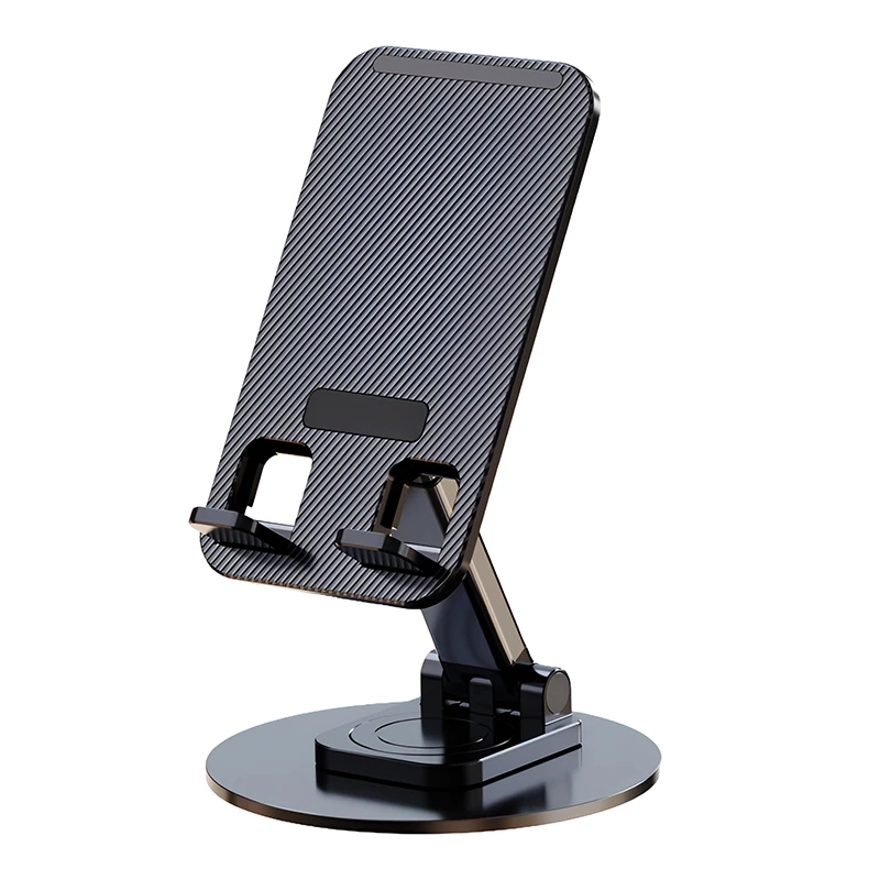 【特惠支架】旋转360°手机支架碳钢底平板通用便携可伸缩折叠支撑架