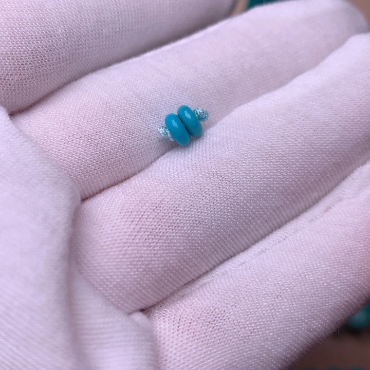 绿松石面包圈5.0未镶嵌