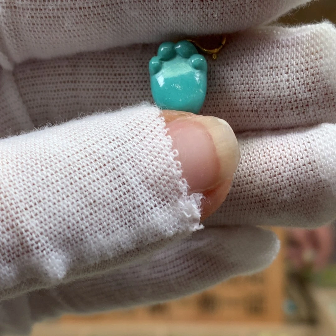 绿松石未镶嵌挂件