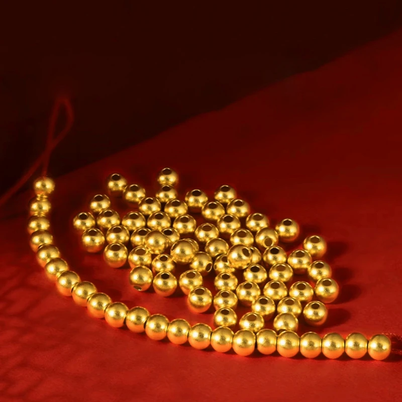 （501-700号本链接拍）15古法珠珠实心铜镀沙沙镀24手串饰品配件