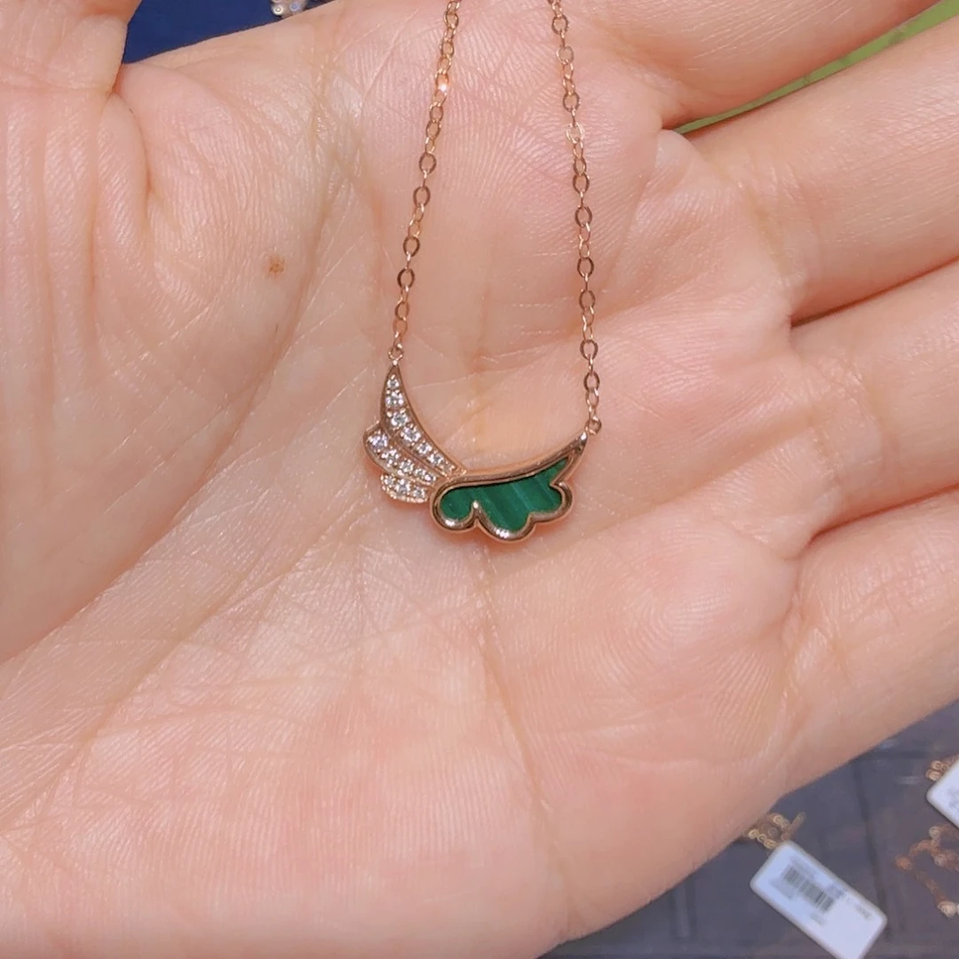 项链钻石18K金镶嵌