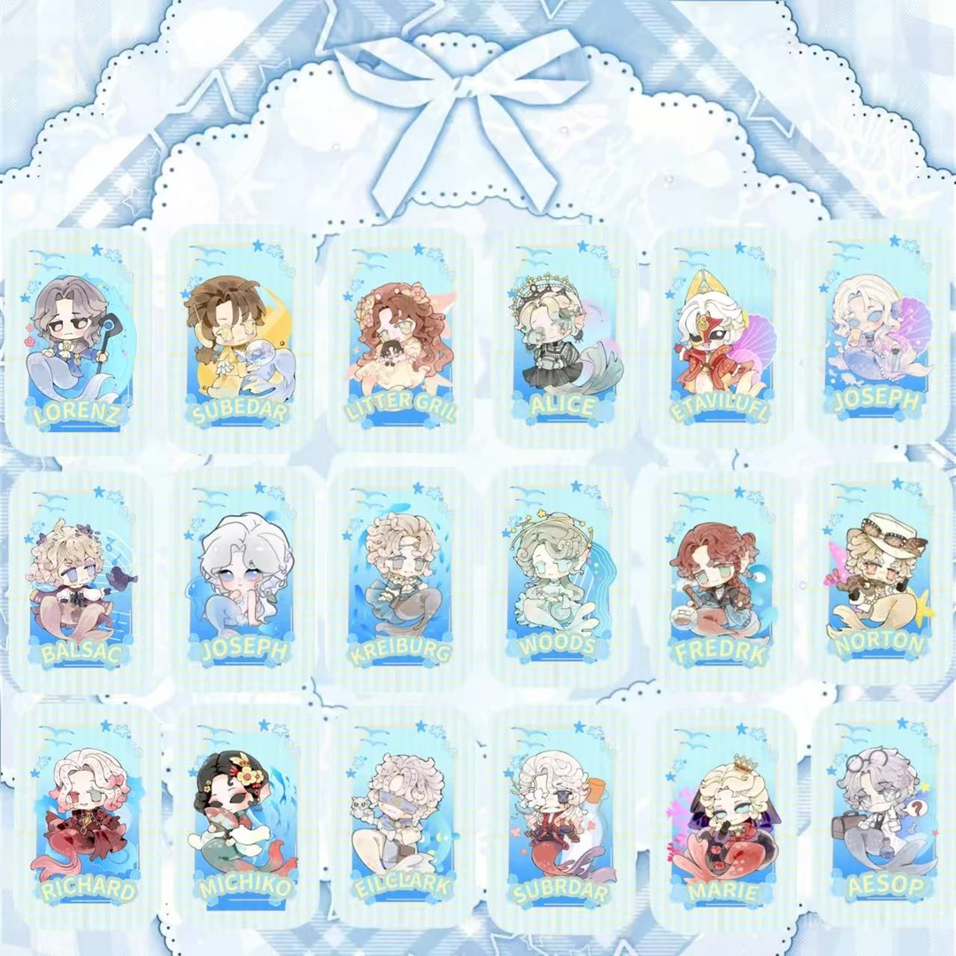 第五人格【霸总拆卡】人鱼系列拍立得 画师授权 同人周边谷子