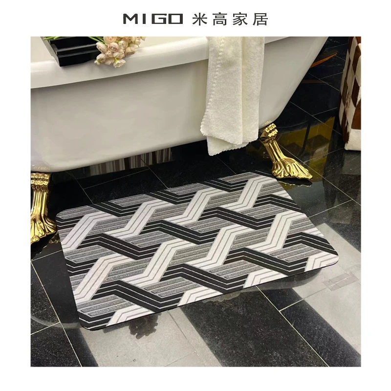 【米高家居】提花小圈绒入户门地毯耐脏耐磨吸水防滑垫玄关门口脚垫