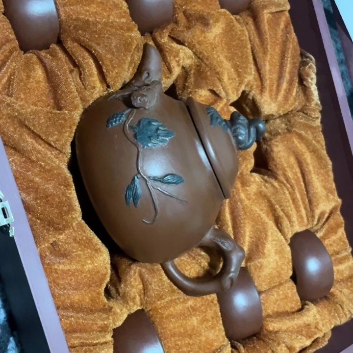 茶壶紫砂旧时候紫砂壶摆件链接