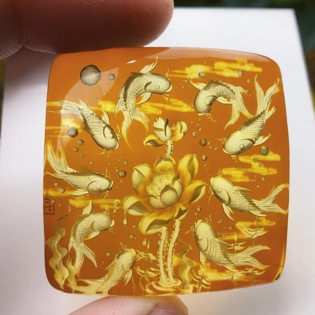 【闪购商品】金珀吊坠(不含链)未镶嵌