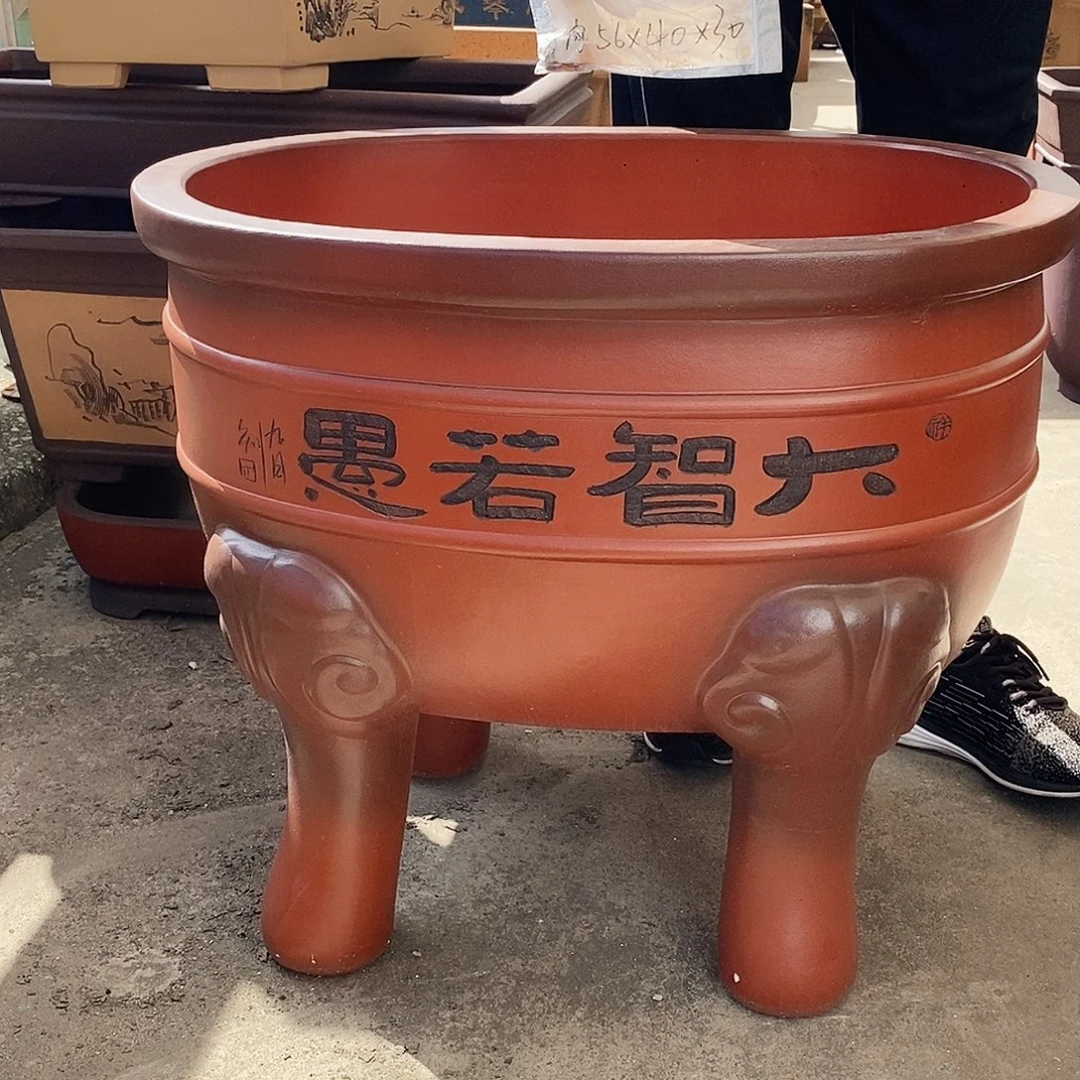 紫砂花盆紫砂花盆