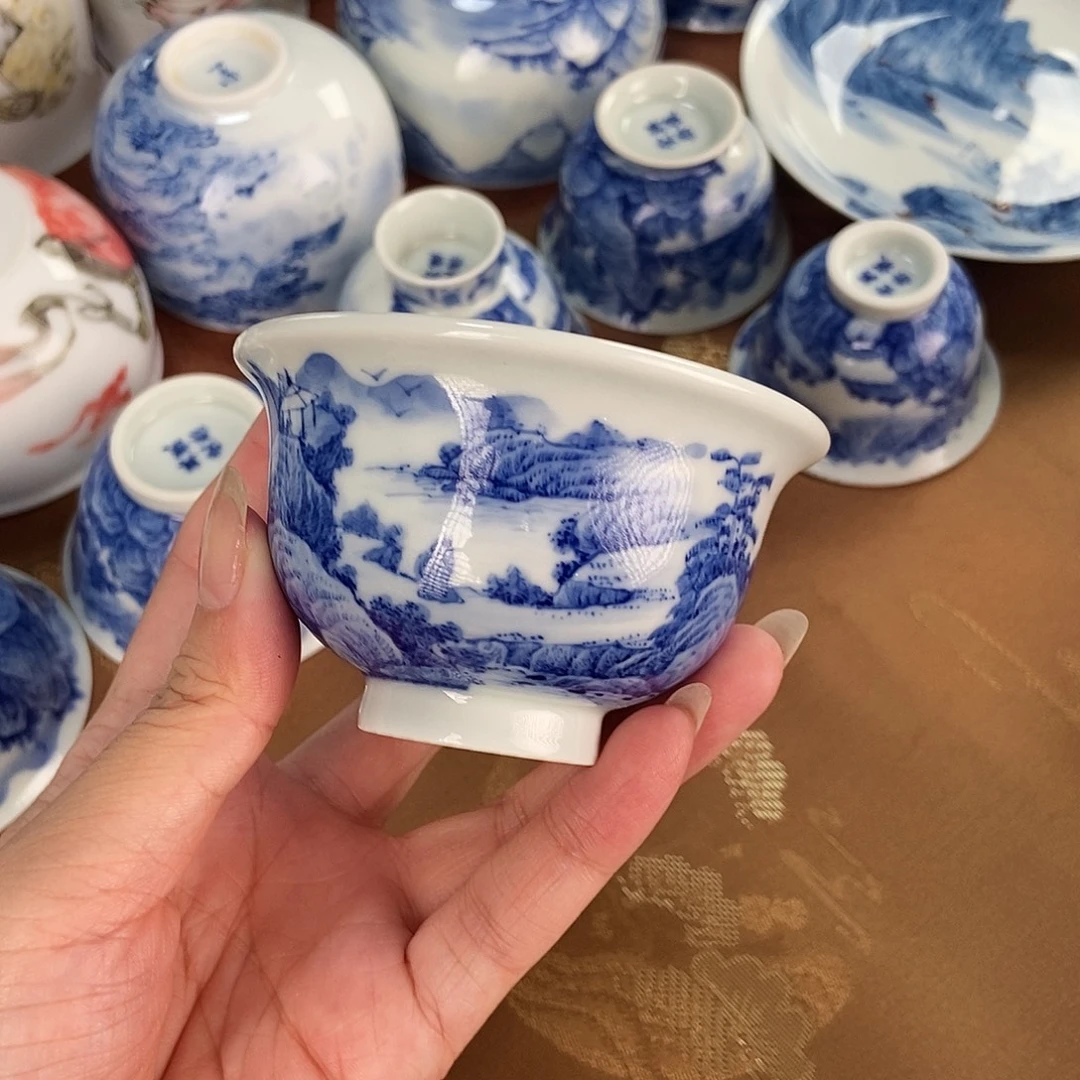 杯子景德镇手绘茶器