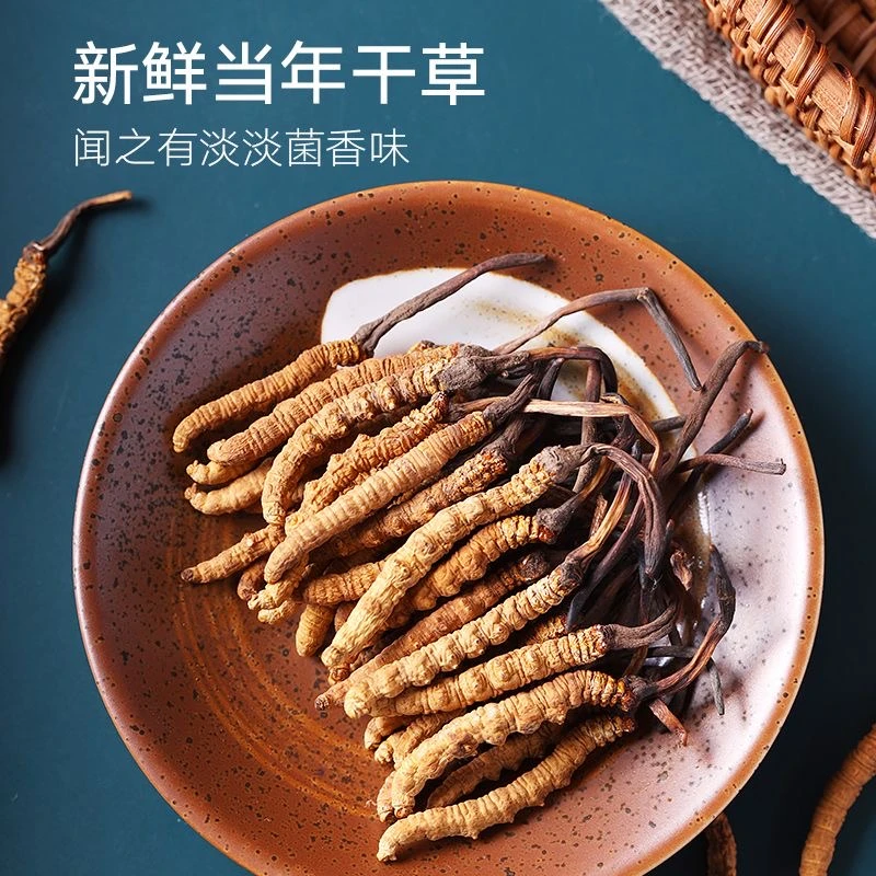 【AAAA藏区整草4-5根/克】2025头期虫草干草整草煲汤滋补正宗送礼佳