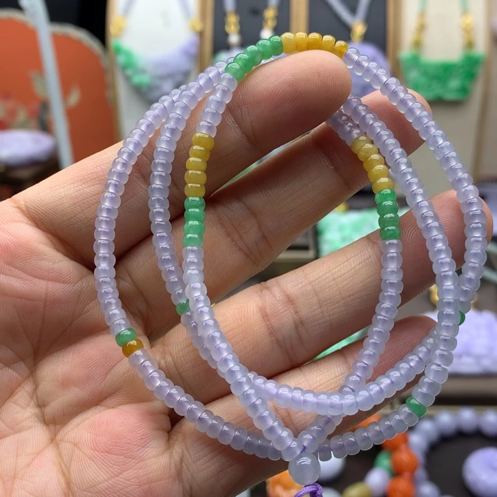 翡翠未镶嵌项链翡翠项链
