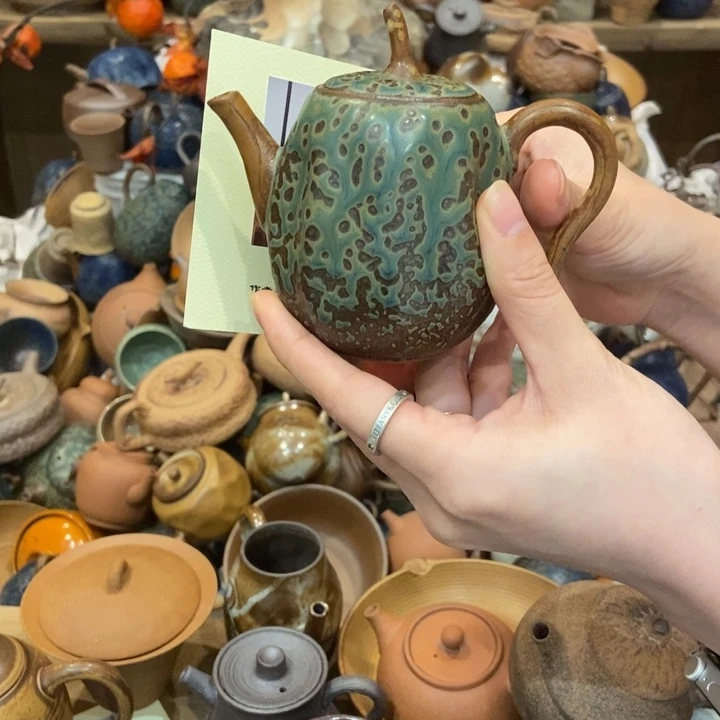 柴烧老岩泥高端茶器