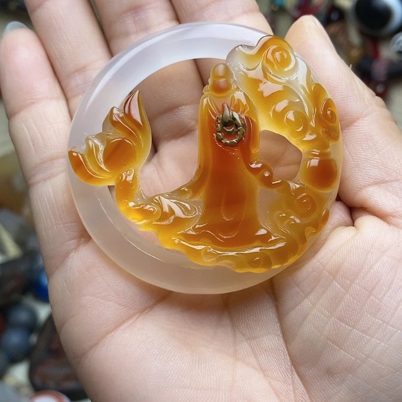 【闪购商品】玛瑙/玉髓颈饰未镶嵌ঞ****