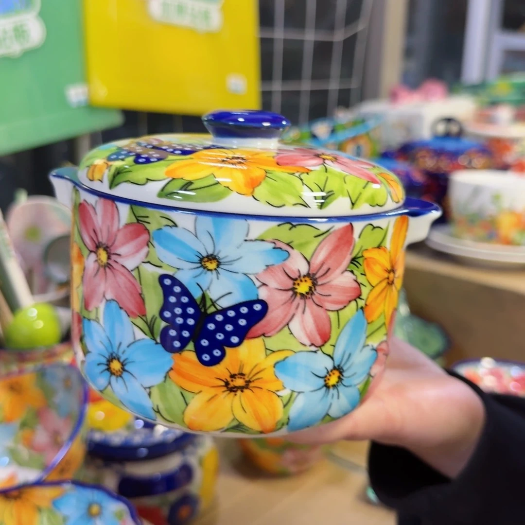 瓷片700毫升炖盅一只