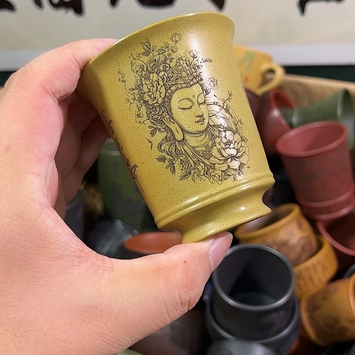 茶杯紫砂全手工紫砂主人杯