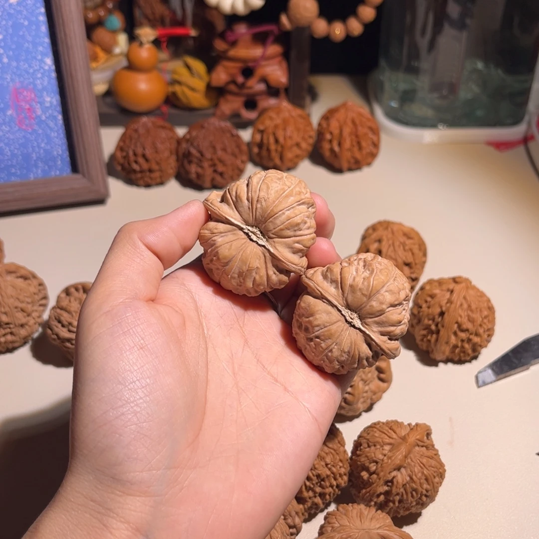 文玩核桃把件41南瓜墩