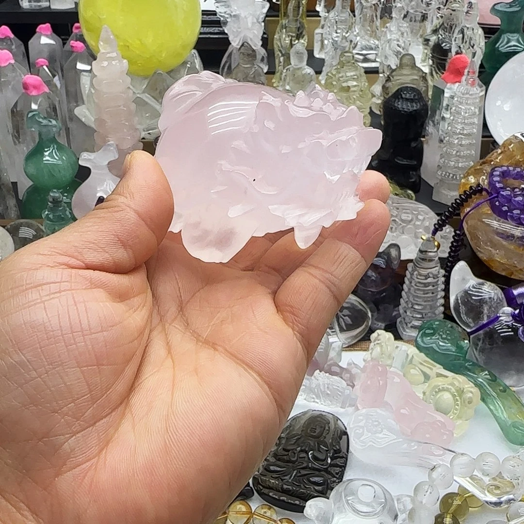 水晶未镶嵌车挂摆件