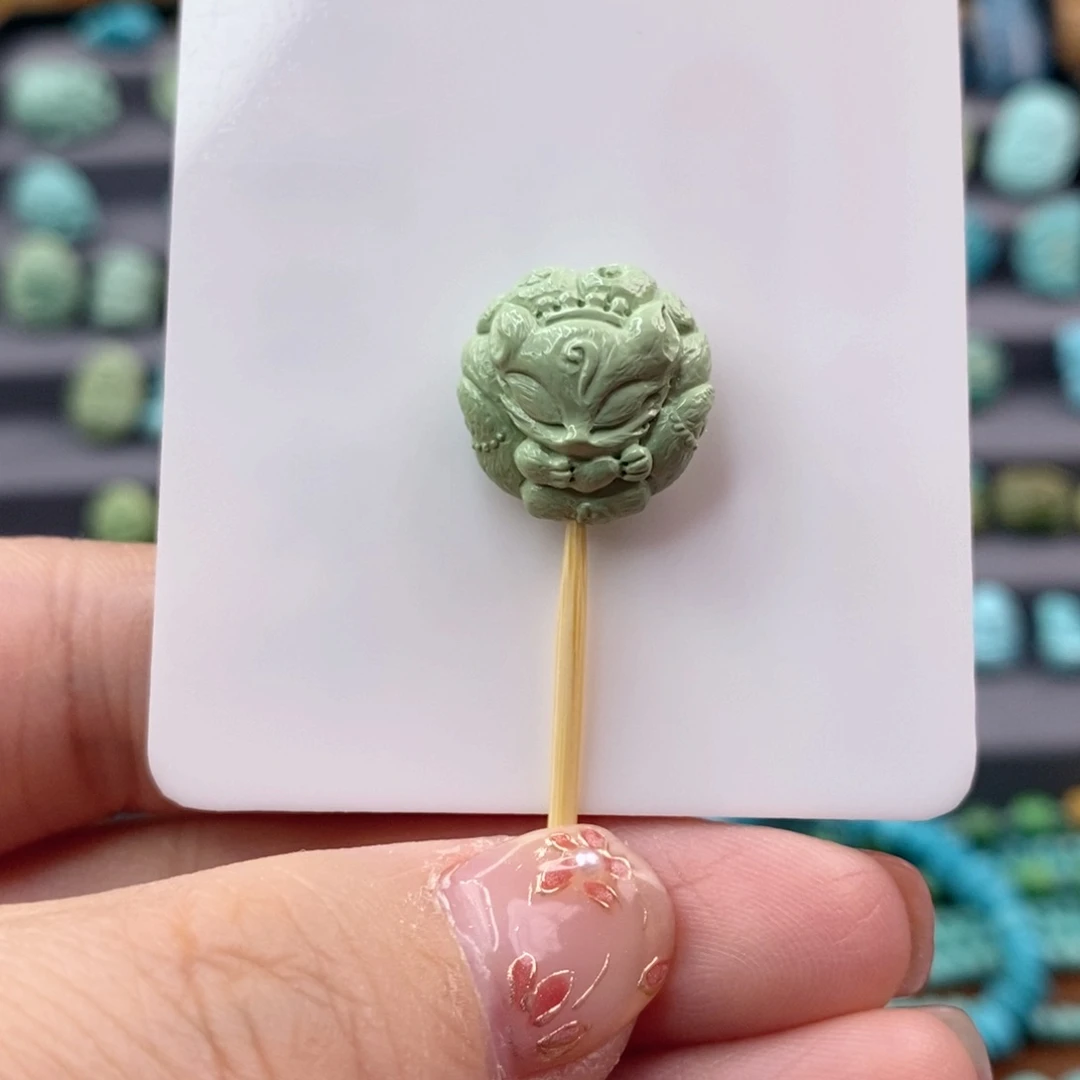 绿松石珠宝奇石未镶嵌