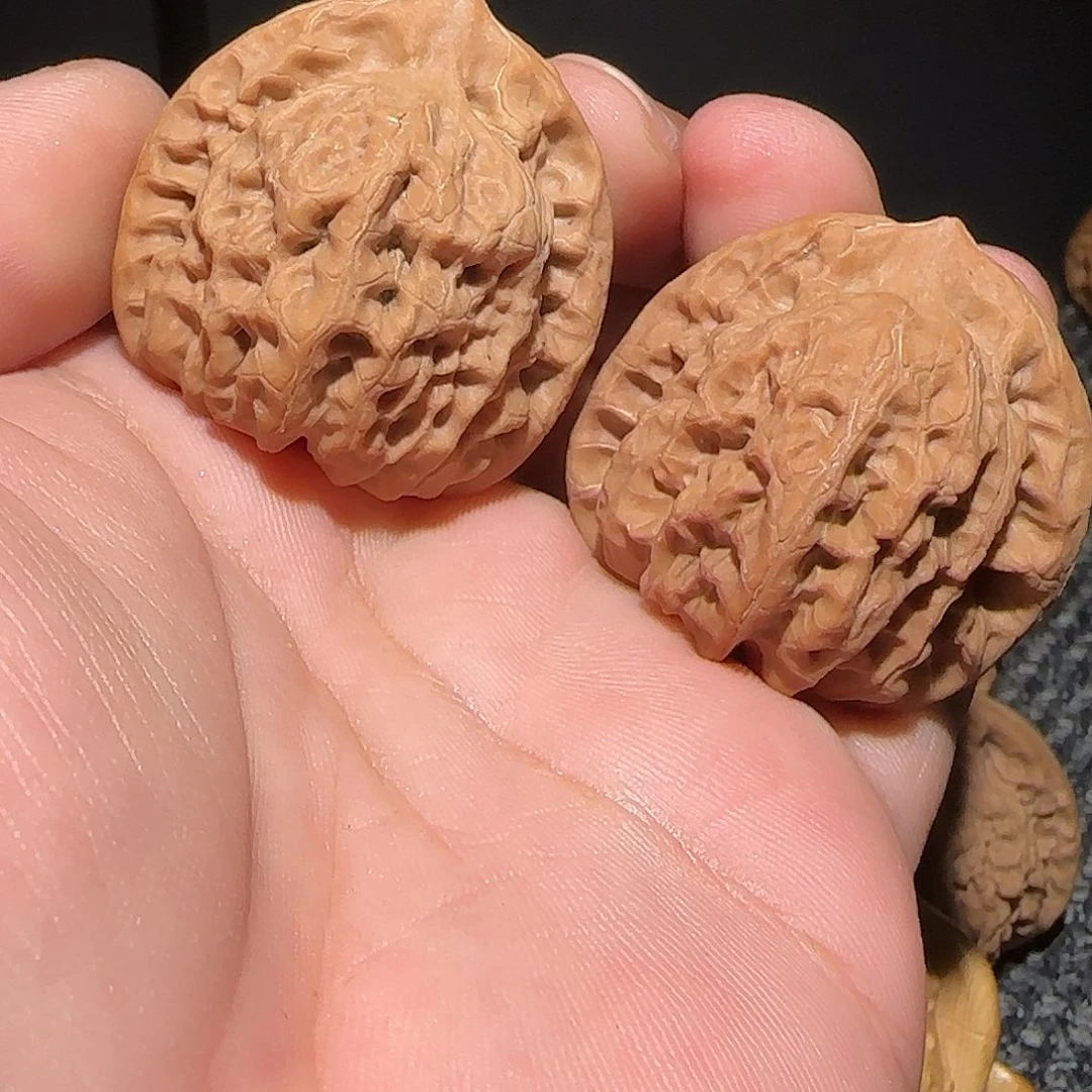 把件文玩核桃37微磕 佛肚