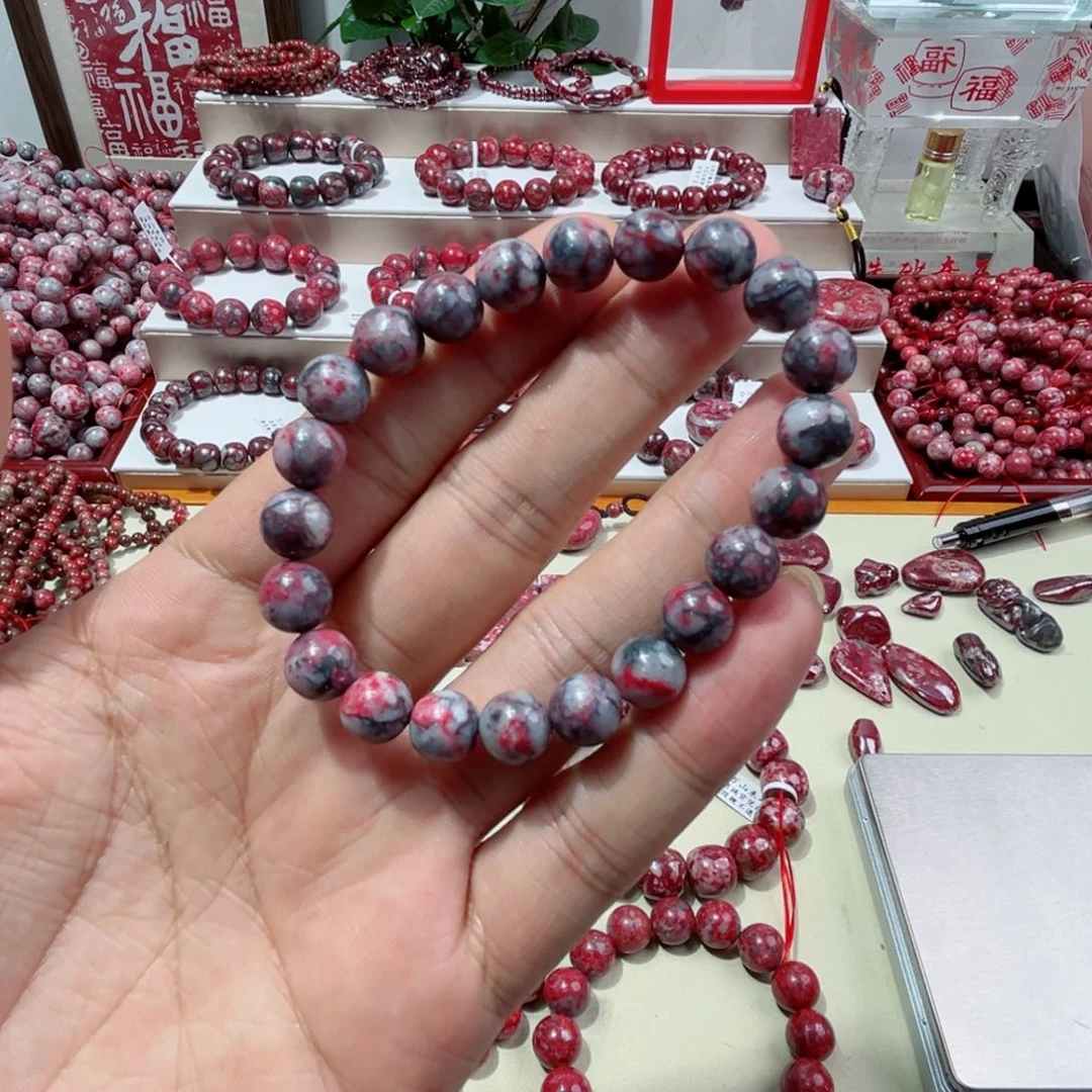 天然辰砂天然原石卡8