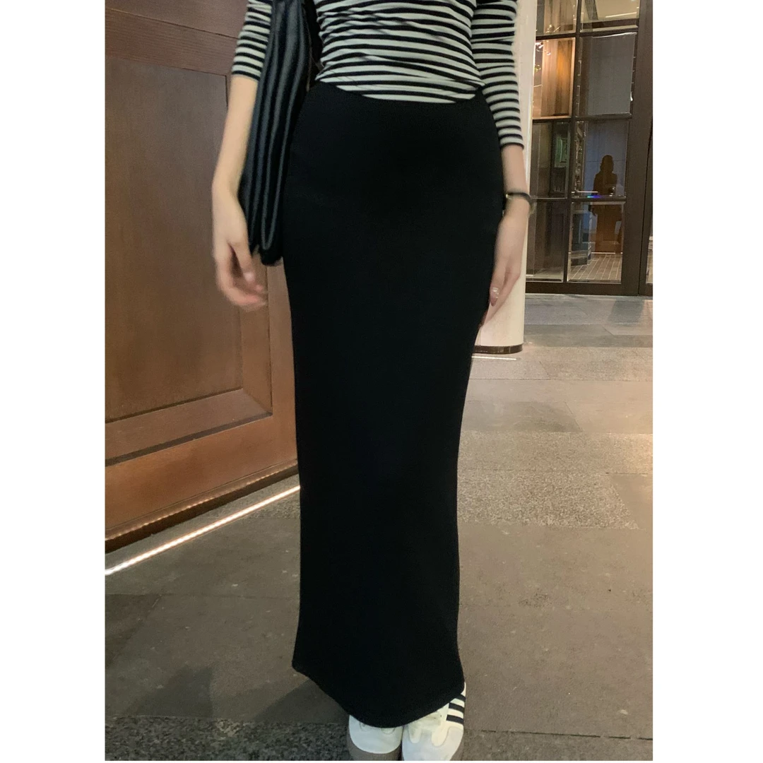 SZA【夏日迟迟】春夏新款高级感通勤气质高腰包臀显瘦半身裙A-1669