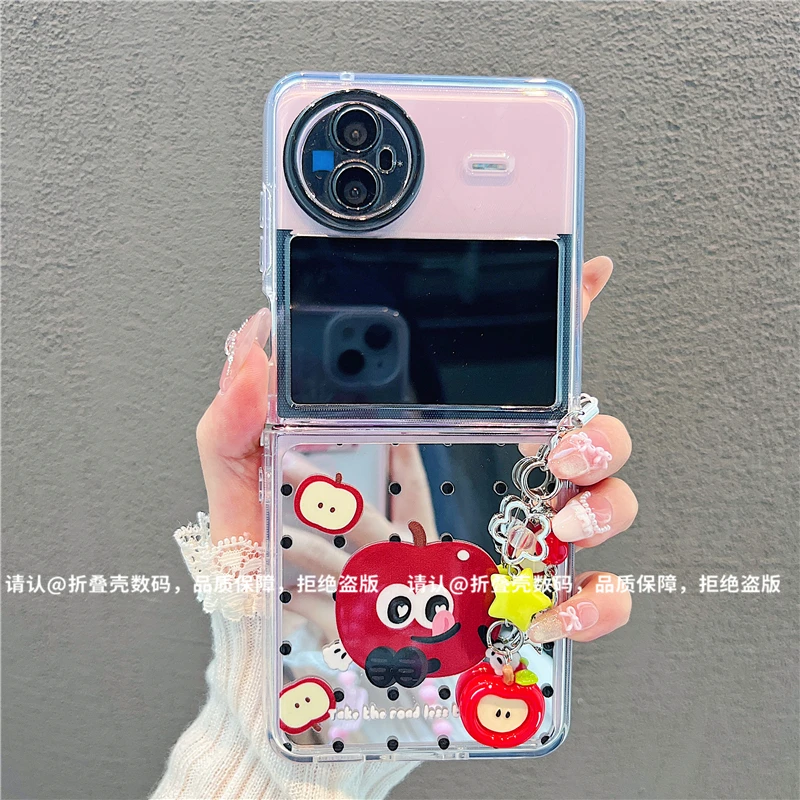 （vivoxflip系列)折叠镜面适用vivoxflip手机壳防摔爆款保护套网红