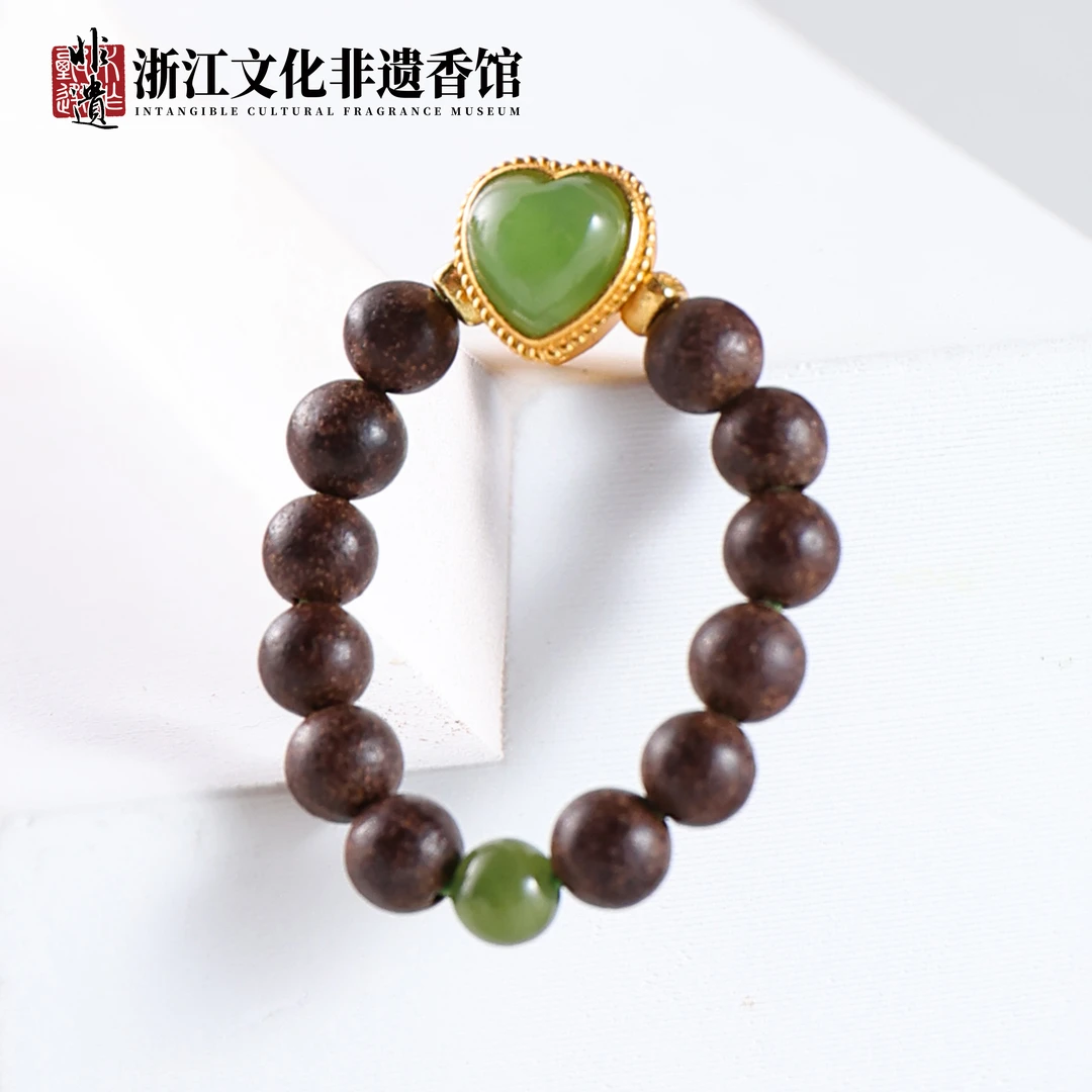 【非遗药香】药香珠 鹅梨帐中香戒  CX164